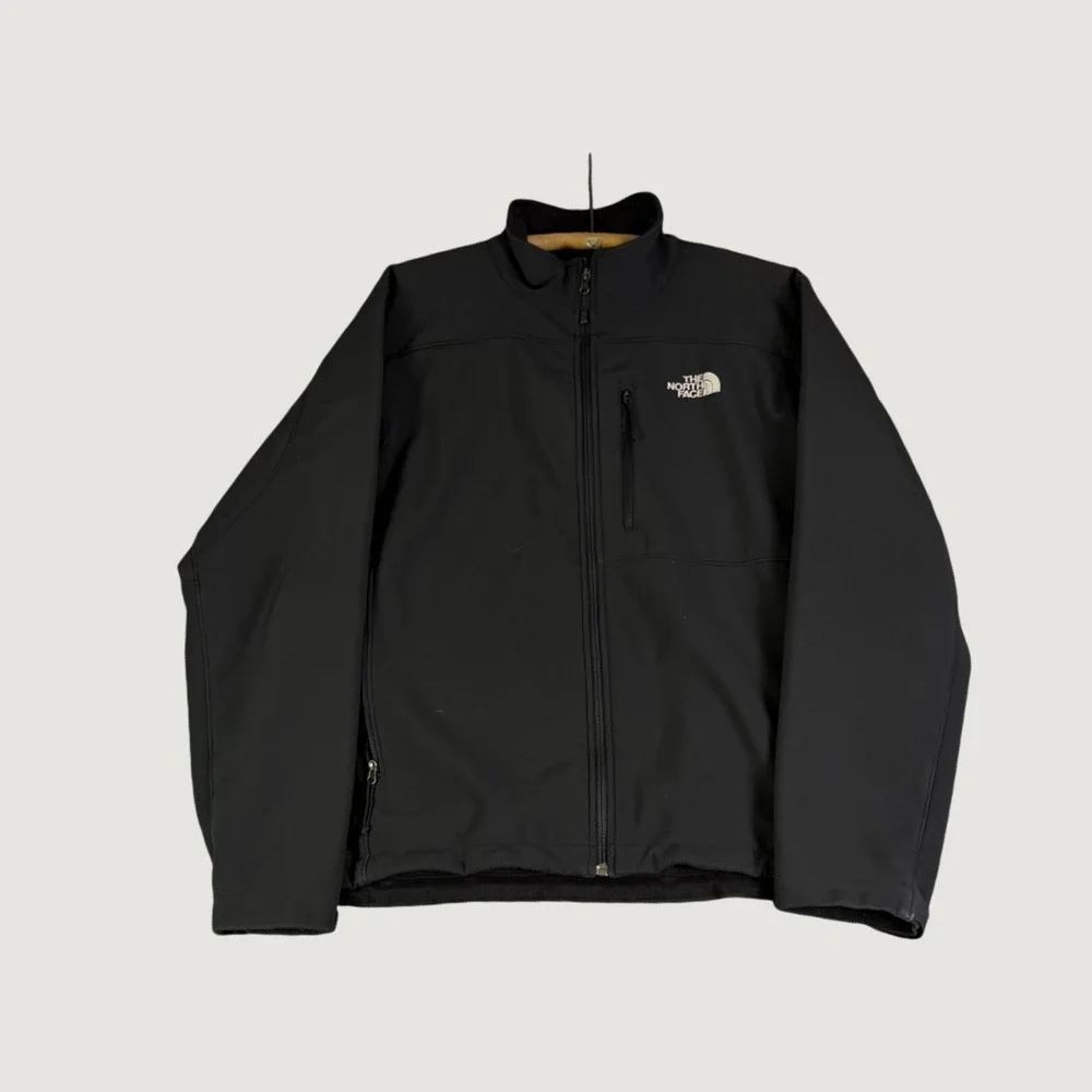 The North Face Mens Apex Bionic Softshell Jacket Black Full Zip Large